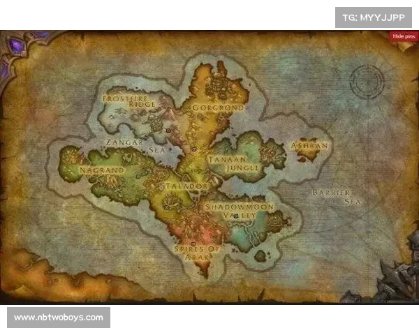 魔兽世界正式服地图重磅登场，带你畅游无限风光